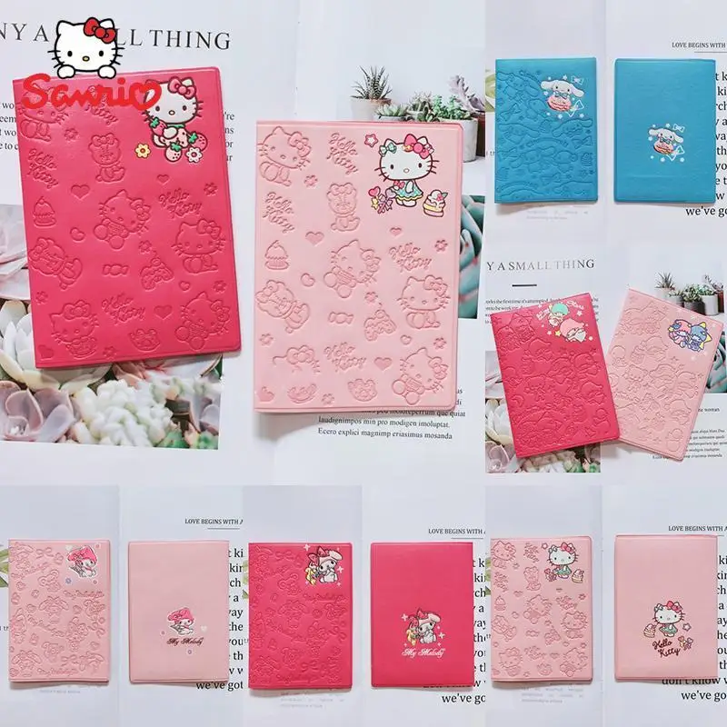 

Kawaii Sanrios Hello Kittys My Melody Cinnamoroll Card Holder Cartoon Cute Portable Bank Card Id Case Cover Passport Storage Bag