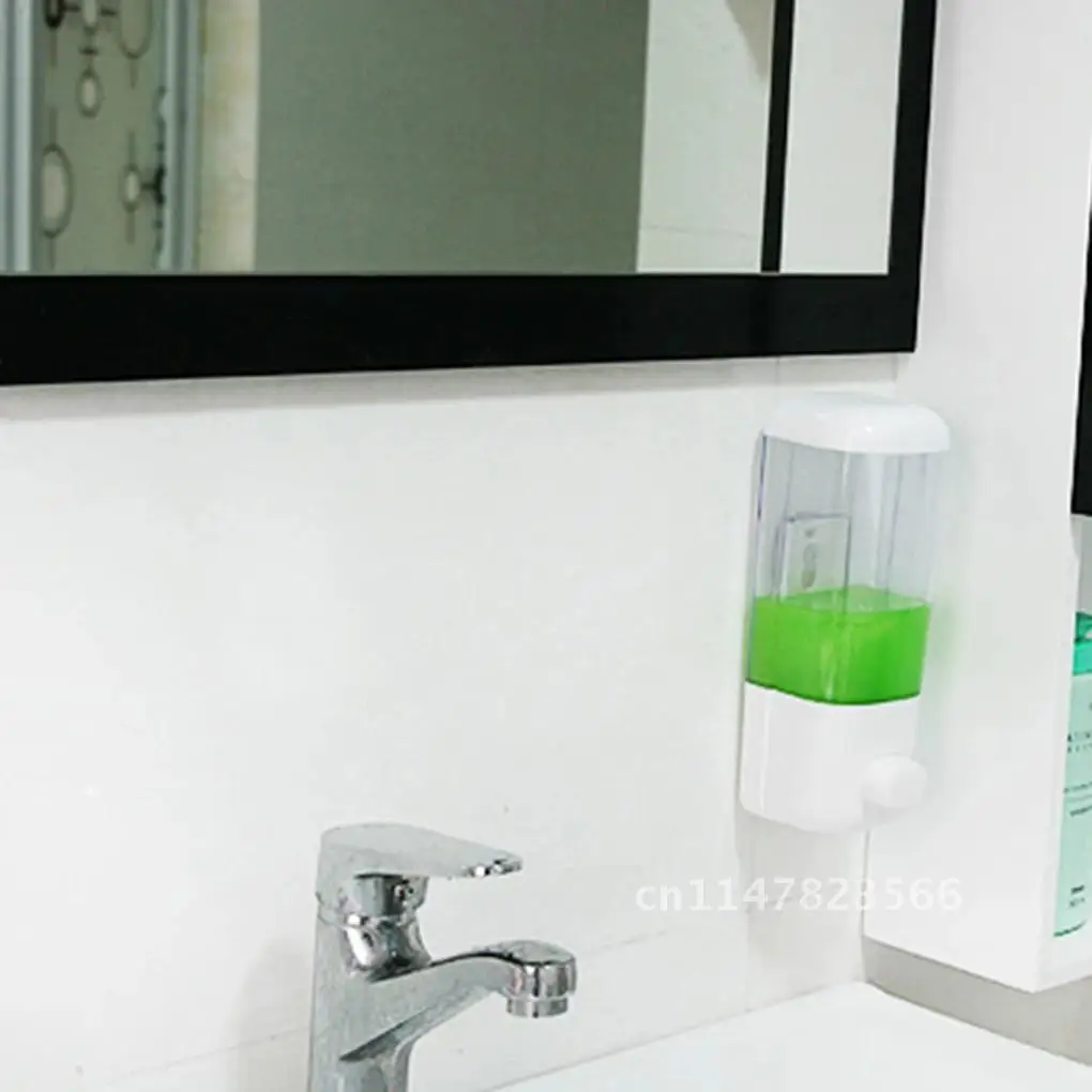 New Portable Kitchen Bathroom Hotel Soap Dispenser Wall Mount Suction Cup Shampoo Shower Dispenser Single Lotion Soap Dispenser