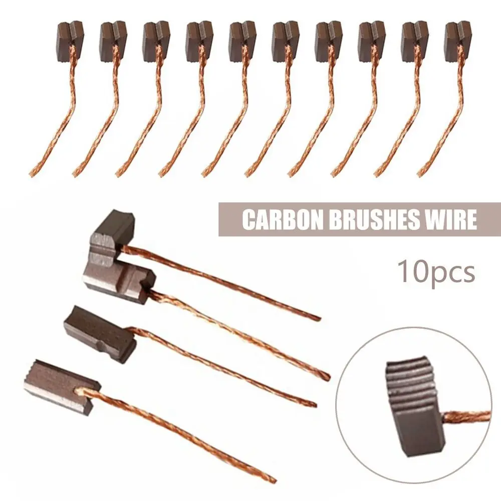 

10 шт., щетки для электродвигателя, 4 х5х10 мм