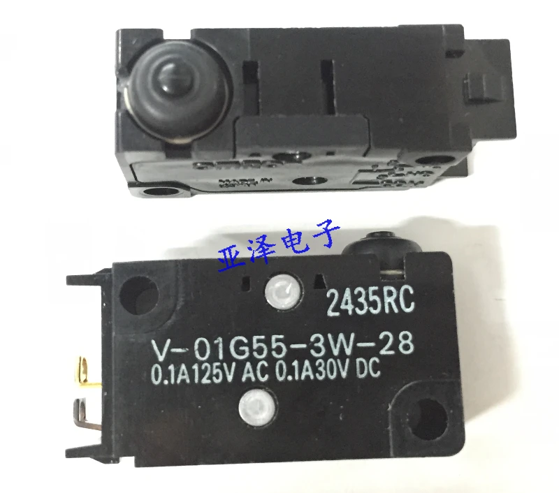 V-01g55-3w-28 Waterproof micro switch limit detection switch 0.1A125V light switch brass