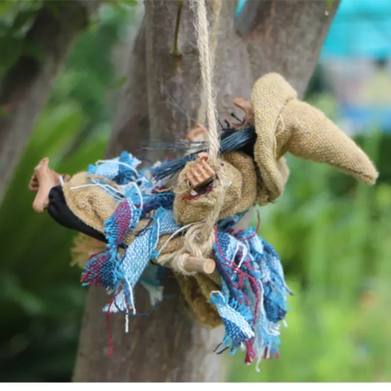 Halloween Arrangement Ghost Festival Bar Decoration Horror Realistic Horror Scary Hanging Ghost Flying Witch Pendant