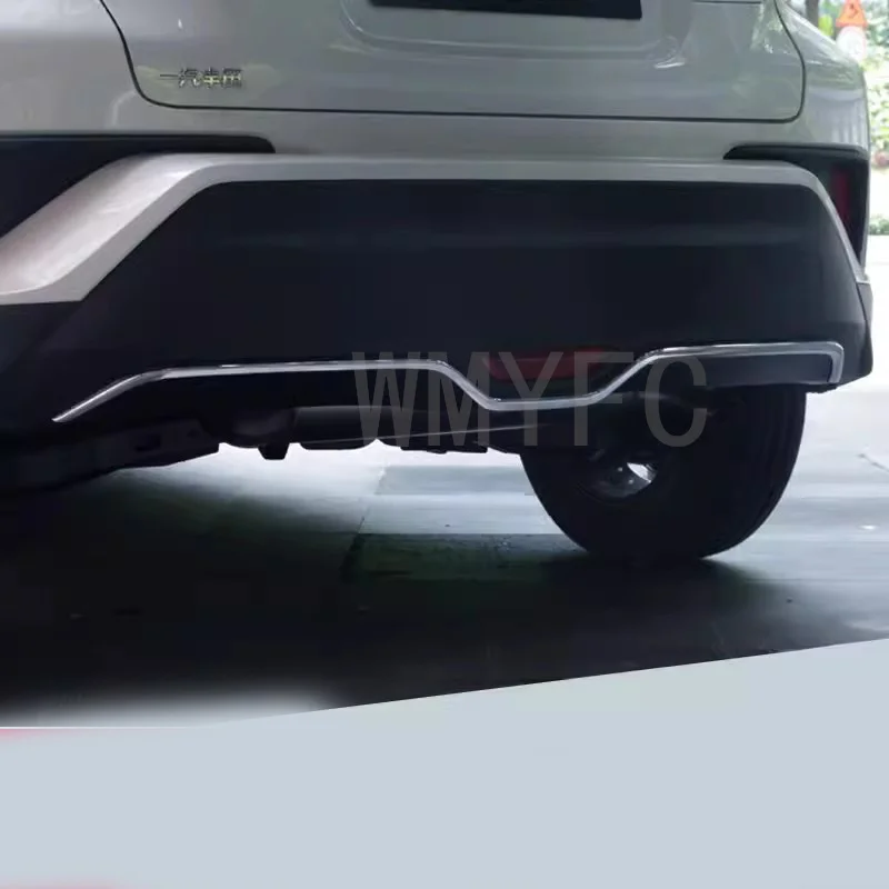 Carbon-Fiber-Car-Rear-Bumper-Trim-Exterior-Chrome-Cover-for-Toyota-Chr ...