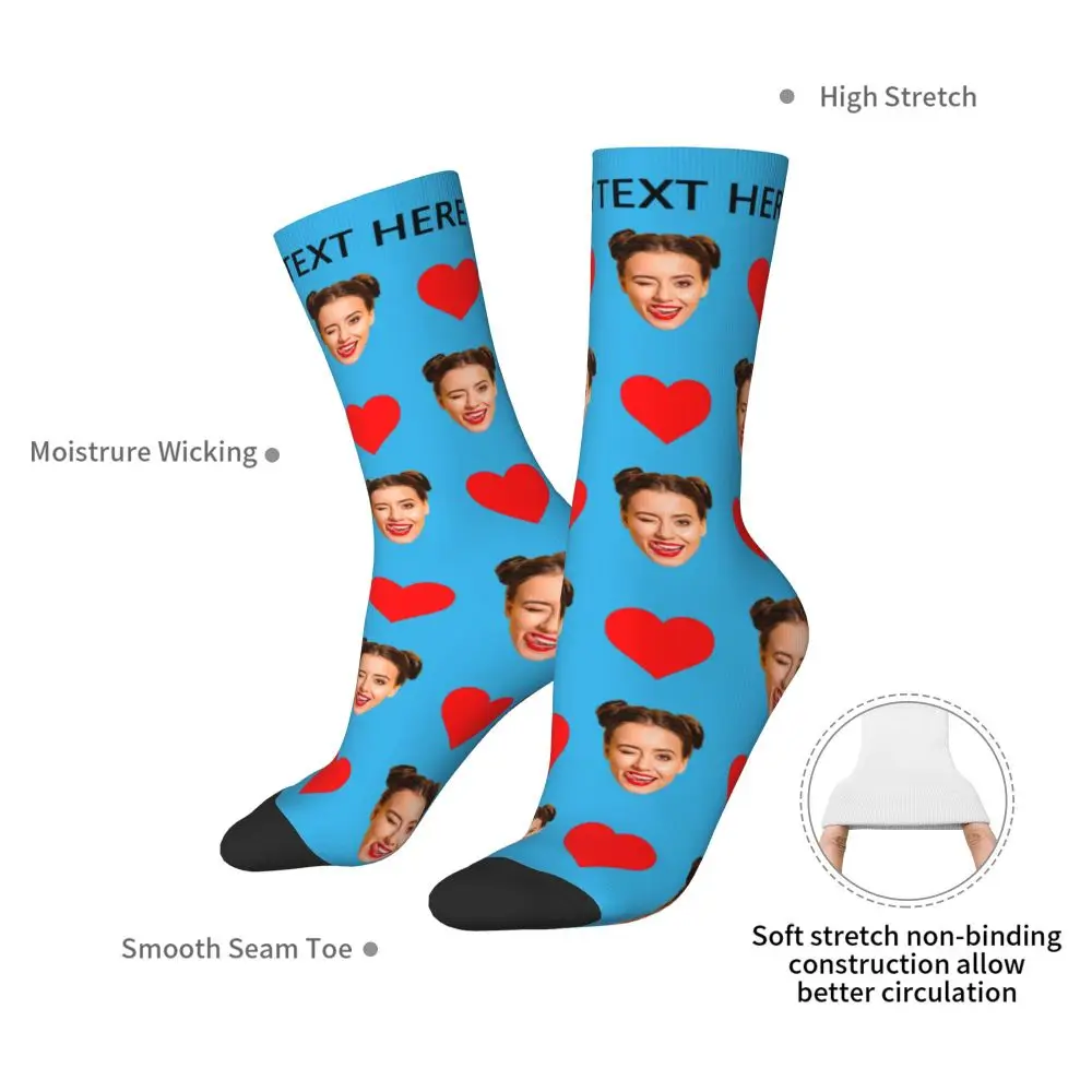 Personal Custom Avatar Printed Socks Cozy Sport Middle Tube Socks Cotton for Unisex Birthday Present 75 S0fcda8f501c443eeb5888b13ebbcadd24