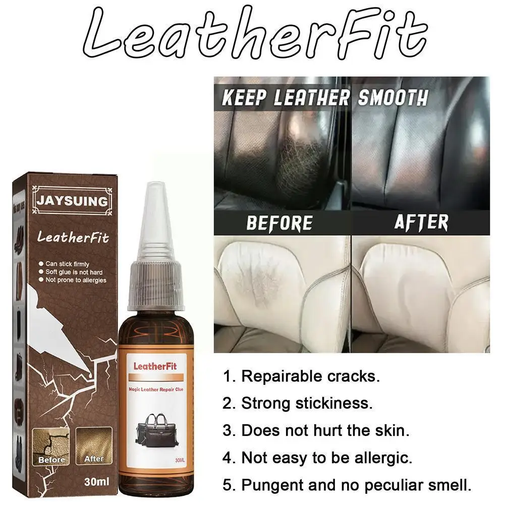 Leather Repair Glue Furniture Car Leather Repair 30ml Sale Household