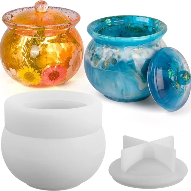 Resin Jar and Lid Mold 1