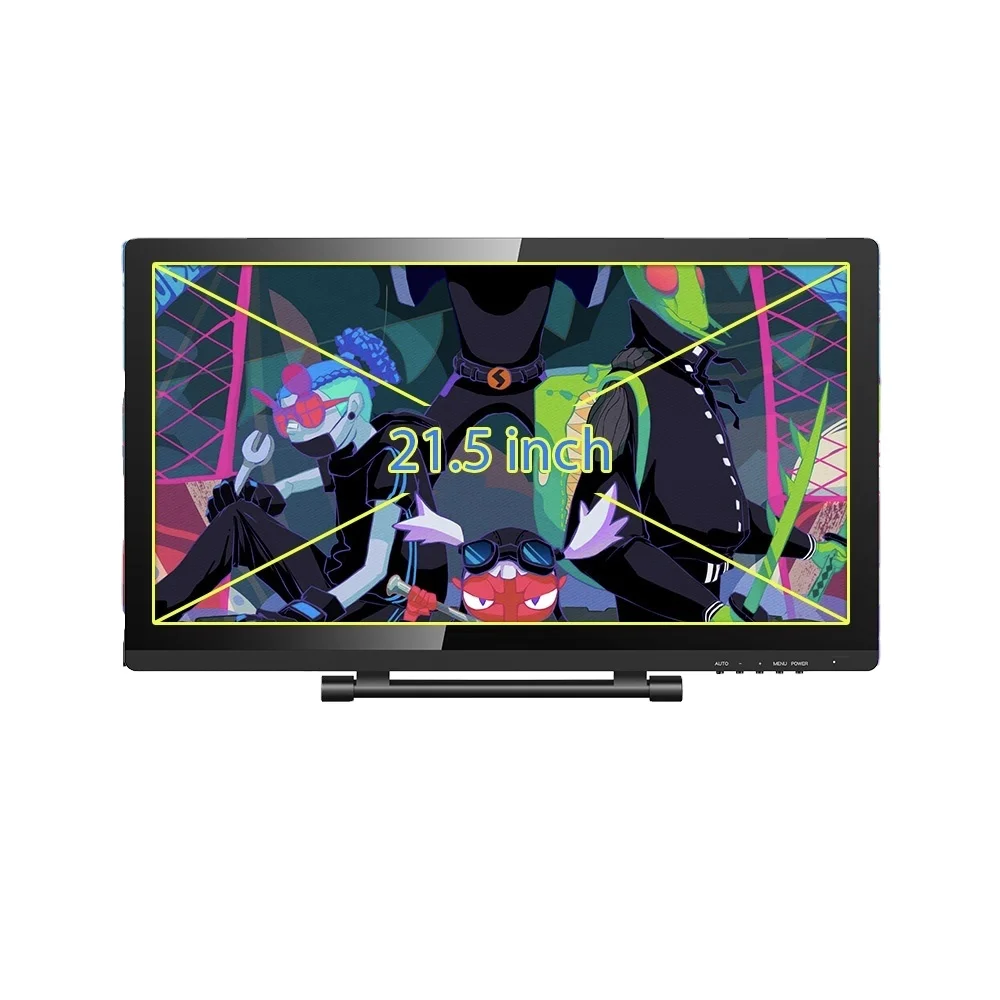 

HY22+ 21.5inch ag glass full laminated drawing tablet monitor digital pen display graphic drawing tablet screen