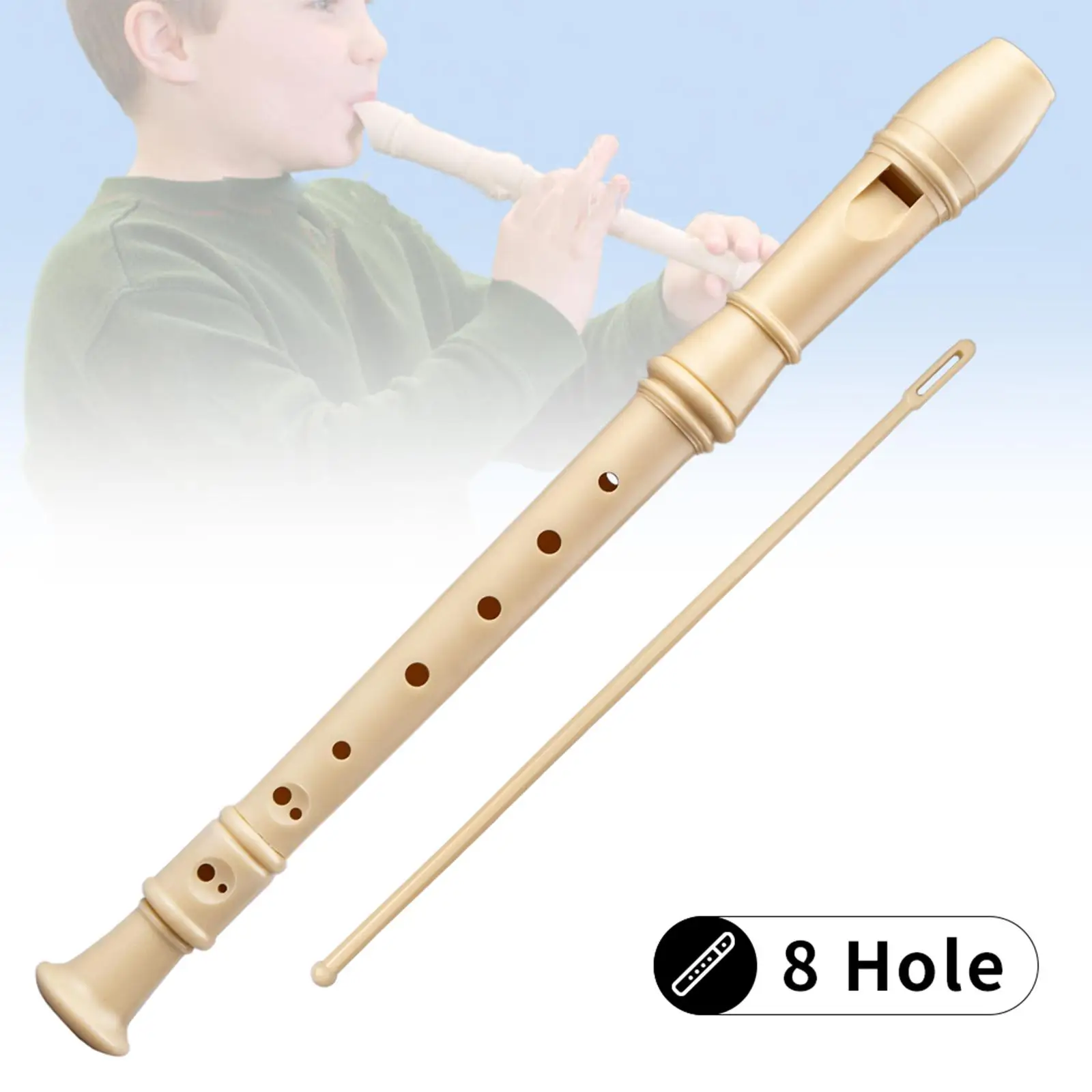 4 Flûtes à Bec Soprano En Plastique - Instrument Débutant Pour Enfants Et Adultes