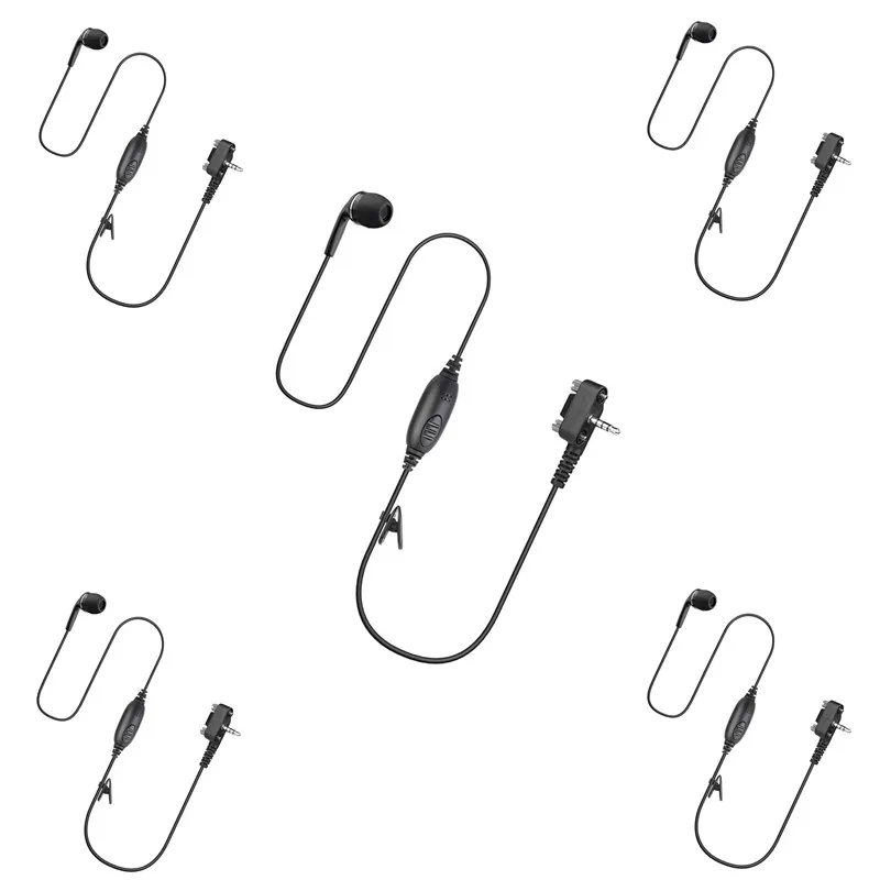 standard transmitter FBI 261 HT for Motorola EVX VX 160 vx-231, radio walkie talkie, headset 231 ear piece, 5Pack