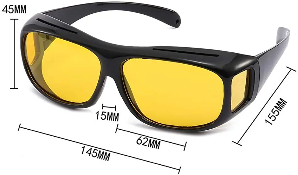 Car Night Vision Sunglasses Safety Driving Goggles Night Driving Glasses Unisex Sun Glasses UV Protection Sunglasses night vision sunglasses