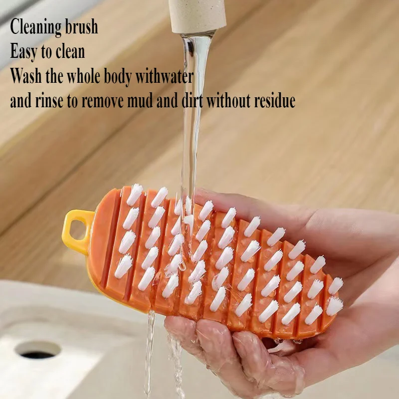 Multi Functional Bendable Cleaning Brush Fruit and Vegetable Brush Vegetable Cleaning Household Kitchen Accessories