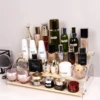 1pc 3/4/5 Tier Acrylic and Wooden Display Rack for Perfume Glasses, Cosmetics, Dolls, and Action Figures - Kitchen Organizer wit 5