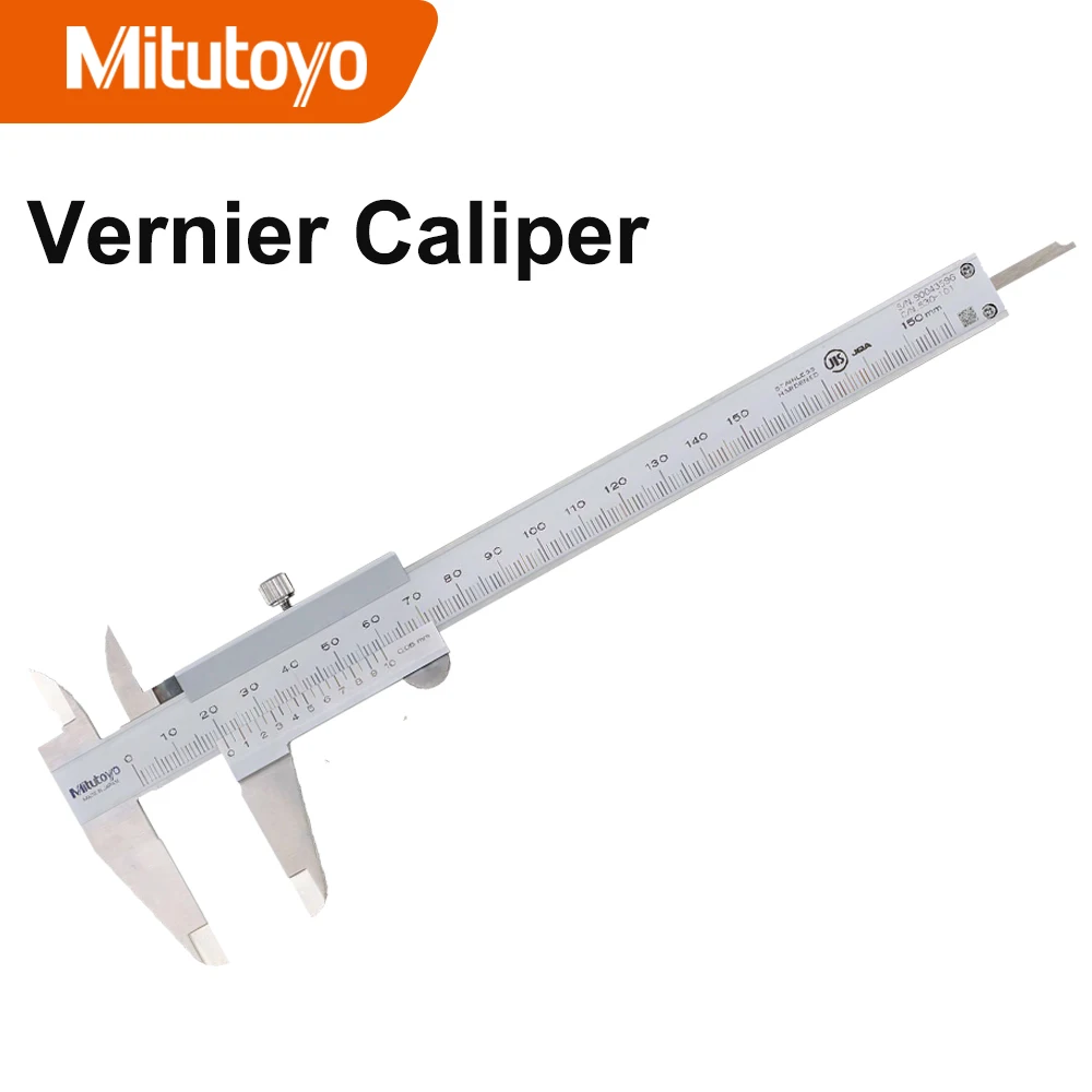 1380 Monoblock Engineering Vernier Caliper 0~150mm 0.02mm