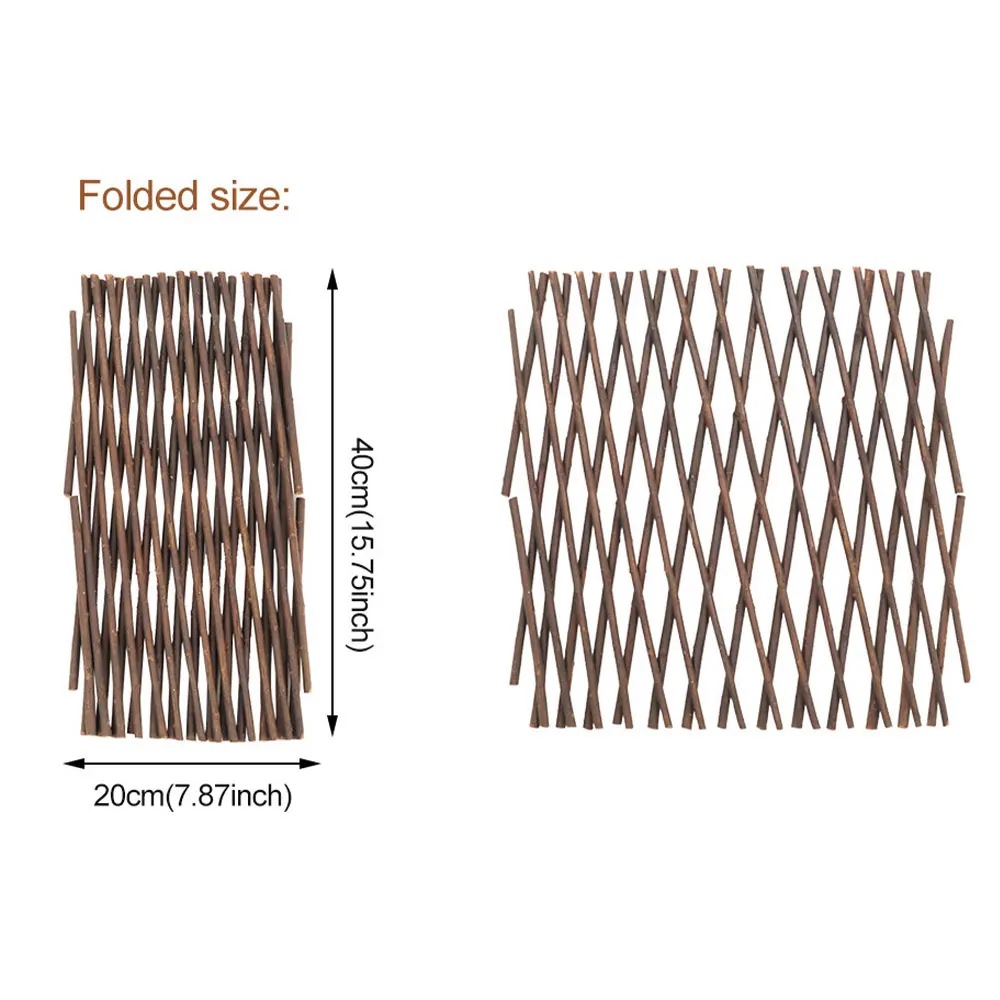 Garden Trellis Expanding Retractable Wooden Fence Plant Support Climbing Lattice Outdoor Decorations Artificial Garden Fence garden fence,garden trellis,artificial fence panels