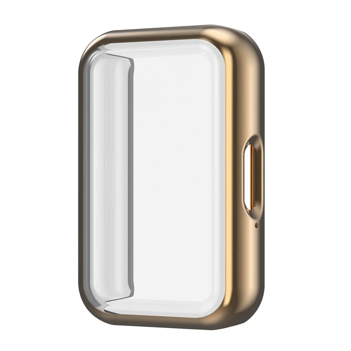 Enhanced TPU Protector Case with Full Coverage Glass Shell for Fitness Tracker Accessories