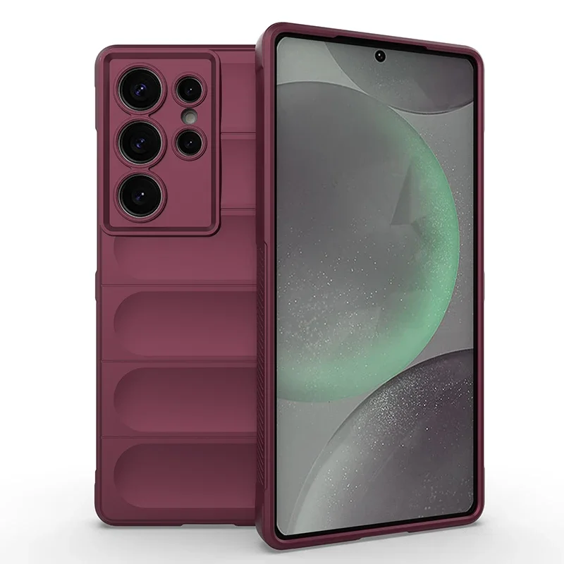 Silicone Soft-Touch Airbag Case with Full Lens Protection and Anti-Drop Cover