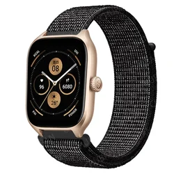 Versatile Nylon Loop Band - 20mm/22mm Adjustable Watch Bracelet Strap - 22mm watchband (21 reflective black)