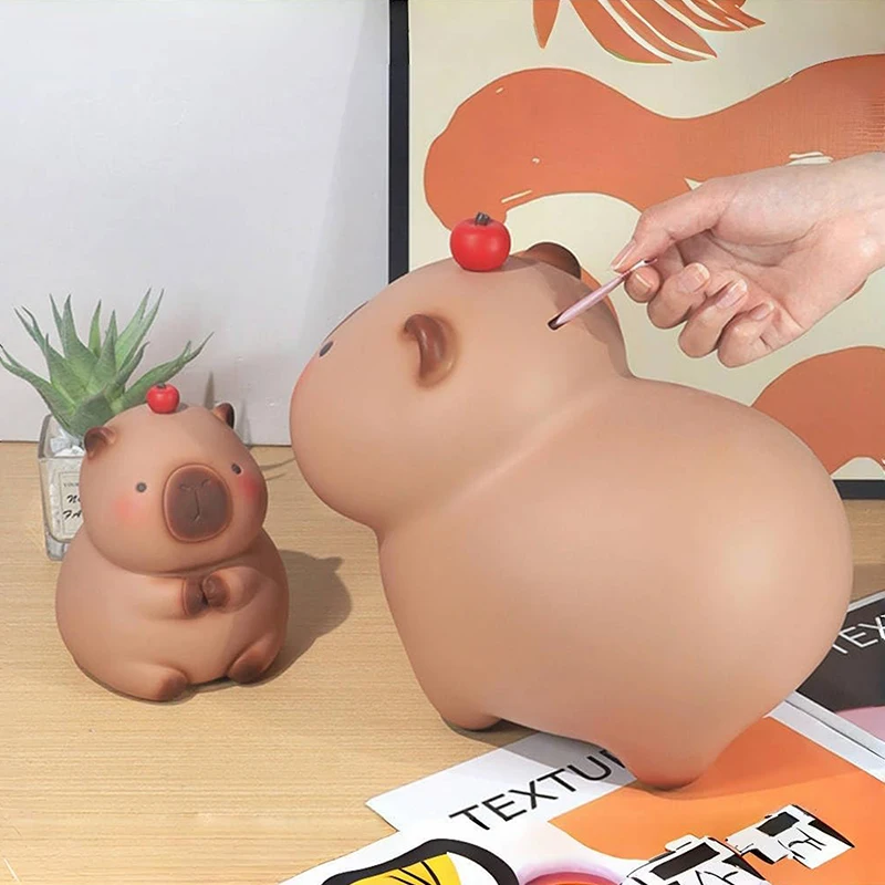 Capybara Piggy Bank, Capybara Coin Bank Piggy Bank, Creative Cute Cartoon Storage Money Box, Money Coin Bank