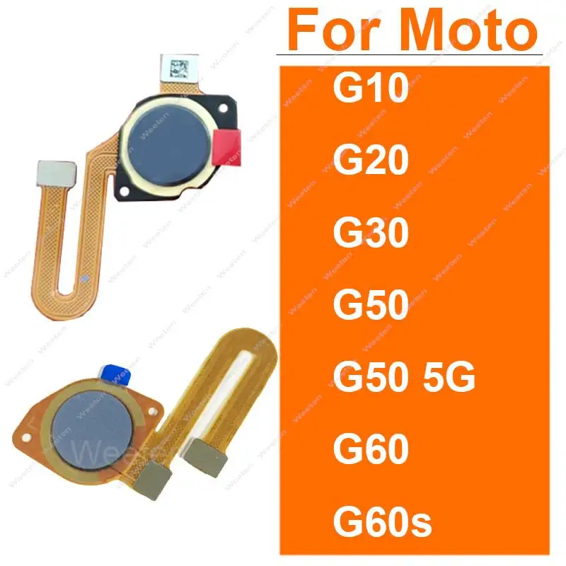 Cavo Flessibile Del Sensore Di Impronte Digitali Per Motorola Moto G10 G20 G30 G50 G60 G60S G50 5G Home Touch Id Ribbon Parti Di Ricambio