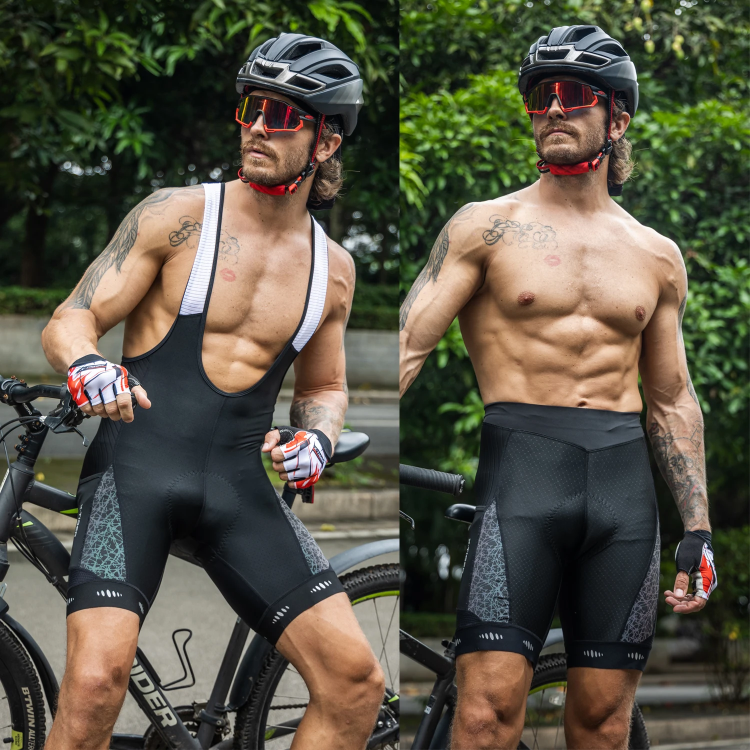 X-tiger Cycling Bibs Shorts Men 