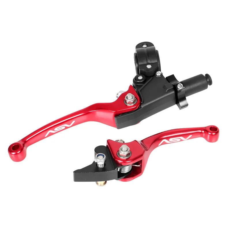 Universal Motocross Pit Dirt Bike CNC Aluminium ASV Brake Clutch Levers Handle for Honda Triumph Yamaha Suzuki Benelli Ducati