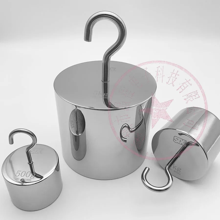 M1 Single Hook Weight 10g-2kg Standard Counterweight Stainless Steel Calibration Balance Electronic Scale With Hook