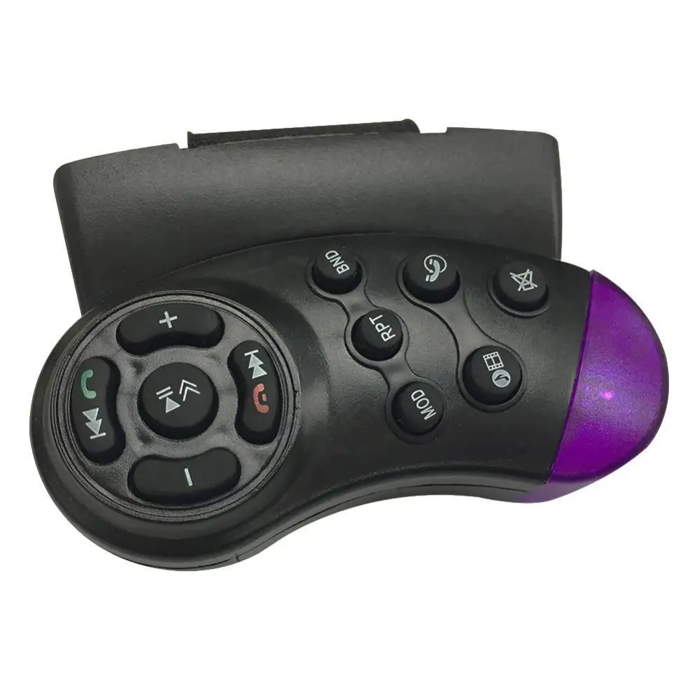 Car Steering Wheel Remote Control Switch Navigation Music Player Wireless Bluetooth-handfree Buttons