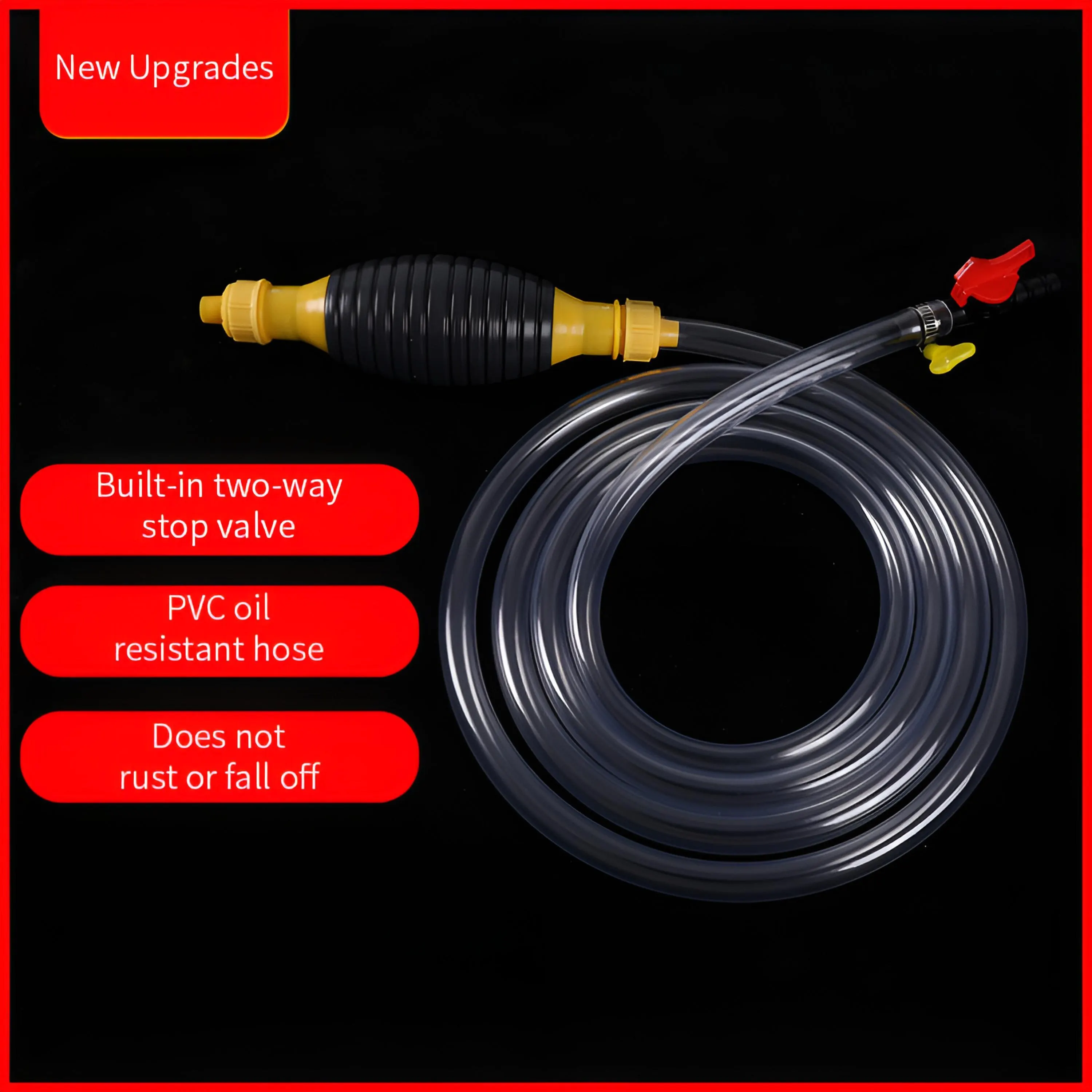 Oil Extraction Pipe Portable Car Manual Oil Extraction Pipe Water Extraction Pipe Truck Urea Oil Suction Device Self Priming Steam Pump