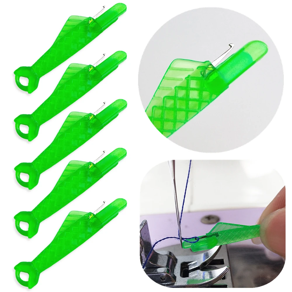 5 Pcs Fish Type Quickly Auto Needle Threader DIY Sewing Tools Home Hand Machine Automatic Thread Device | Дом и сад