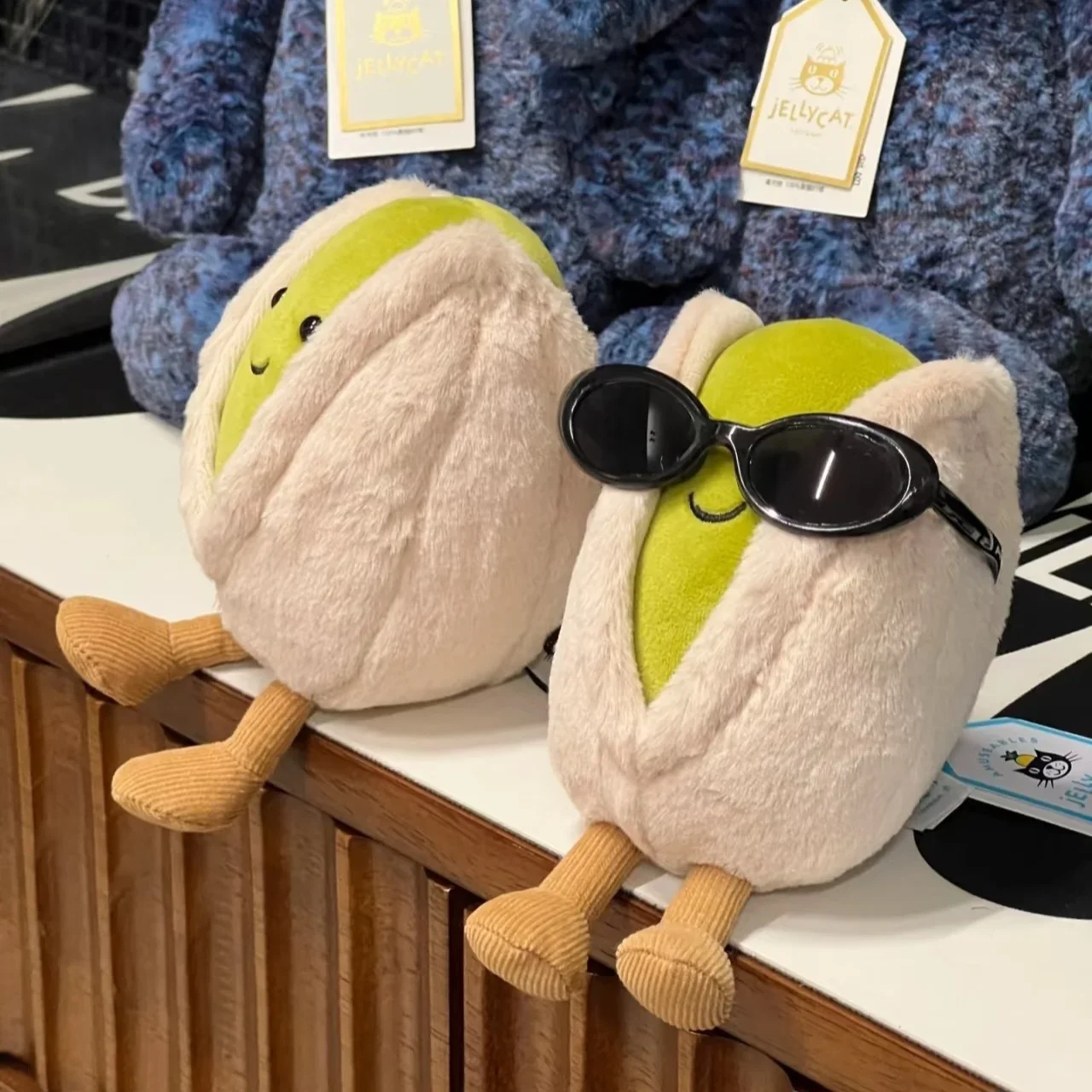 12cm JELLYCAT 사랑스러운 피스타치오 인형 부드러운 영국 스타일 피스타치오 플러시 어린이 방 장식 거실 생일 선물