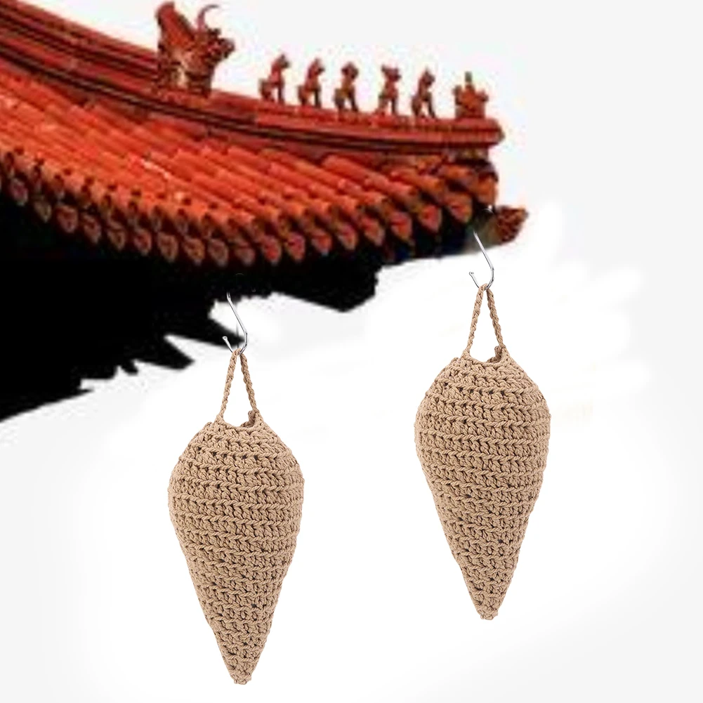 Crochet Wasp Nest Decoy Wasp Deterrent Decoy with Hook Faux Hornets Nest Repellent Trap for Outdoor Garden insect traps insect catcher wasp trap