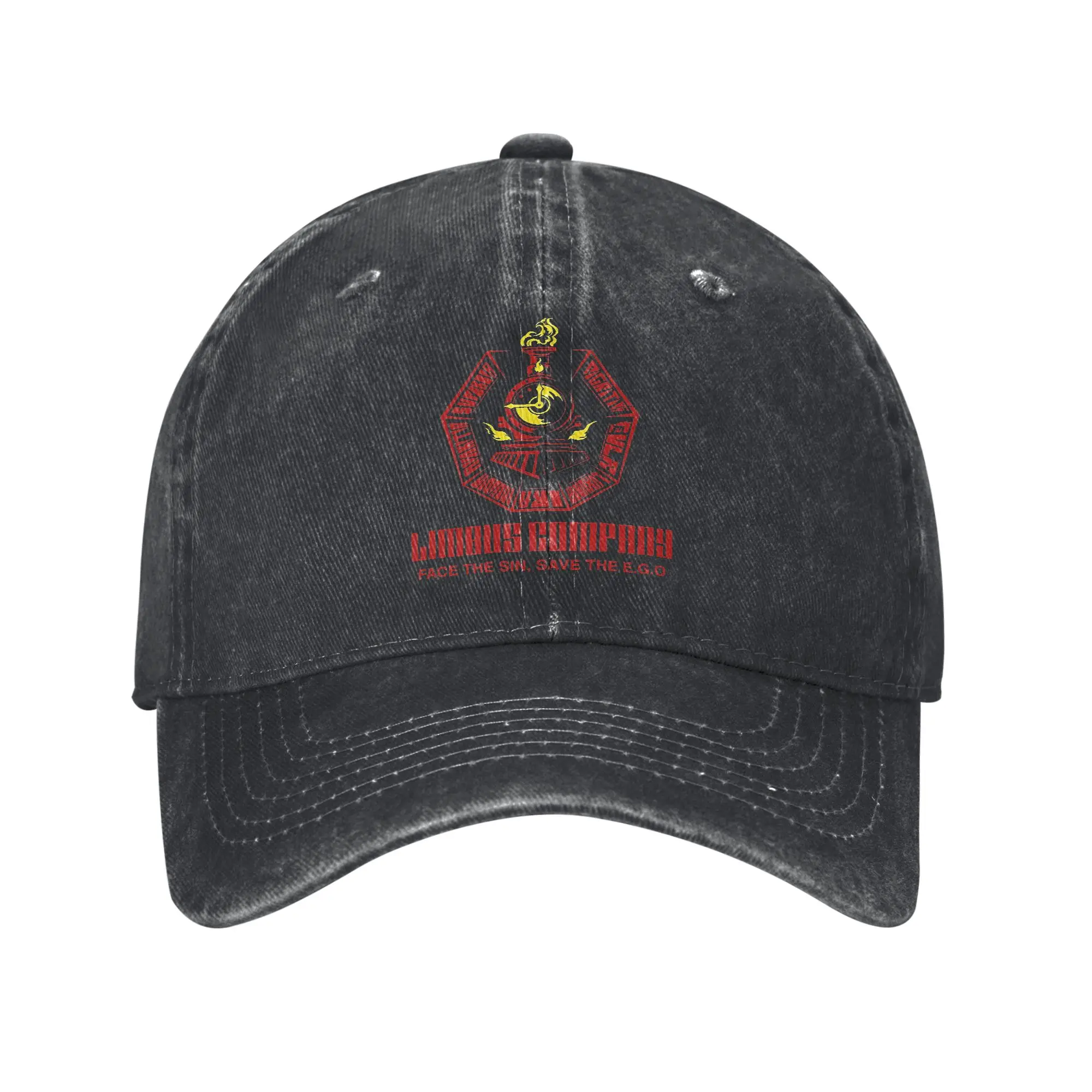 Limbus Company Logo Sin Train Baseball Cap Sun Tennis Skate Großhandel gewaschene Trucker-Mütze weiblich männlich Casual Design Baseball Caps