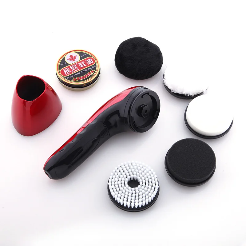 Description Picture 5 of itemPortable Handheld Automatic Electric Shoe Brush Shine Polisher Battery Charging 2 Ways Power Supply Electric Shoe Polisher