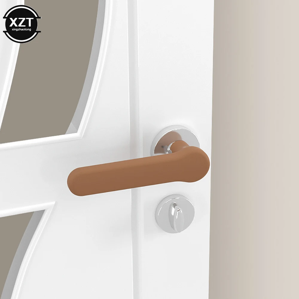 Silicone Door Knob Protectors - 8-Pack With Suction Cups For Wall Protection