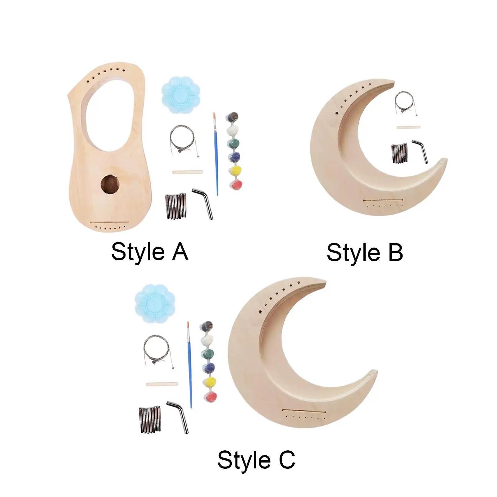 7 String DIY Set Strings Instrument Accessories DIY String Lyre Harp for