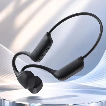 Cuffie Open-Ear Bluetooth 6.0 a Conduzione Aerea, Auricolari Wireless Impermeabili IP55 con Microfono a Cancellazione del Rumore per Corsa, Ciclismo e Viaggi
