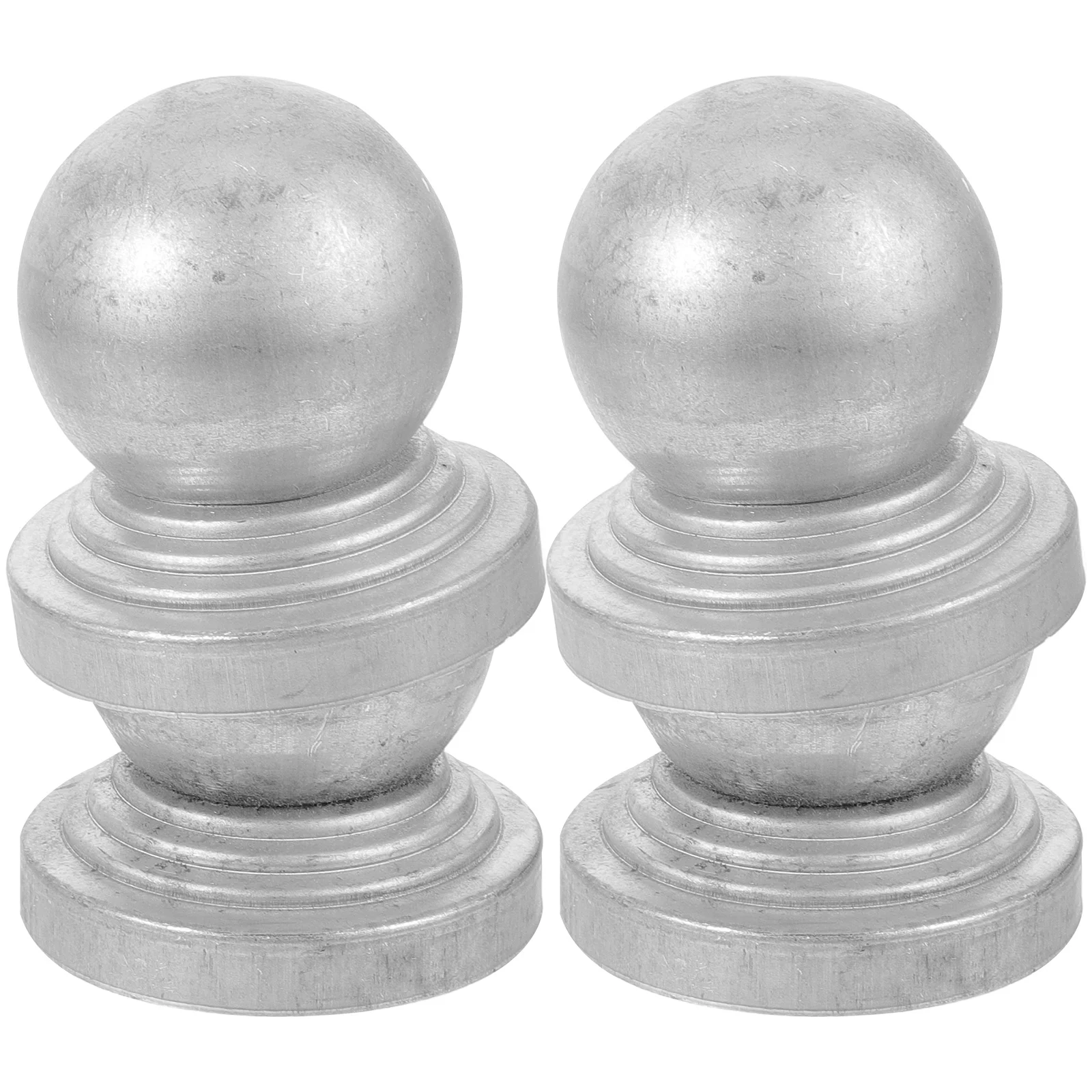 

4pcs Post Caps Cover Decorative Fence Post Caps Outdoor Ball Shape Post Column Covers