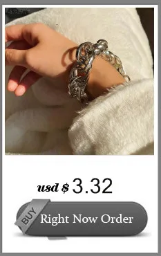 Lacteo Bohemian Colorful Painted Aluminum Chain Charm Bracelet Jewelry For Women Fashion Trendy Cross Chain Bangle Bracelet