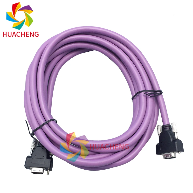 Pinos Medidores Cabo de Alta Densidade para Allwin Humano Xuli Gongzheng Impressoras Lvds Cabo de Dados Linha Roxa 14