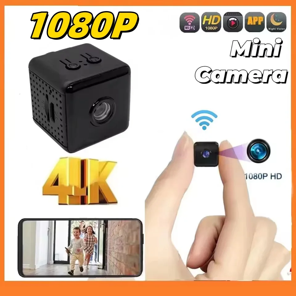 1080p Mini Camera Home Wireless Wifi Camera Outdoor Upgraded Baby Pet Motion Detection Security Small Night Vision Camera 1