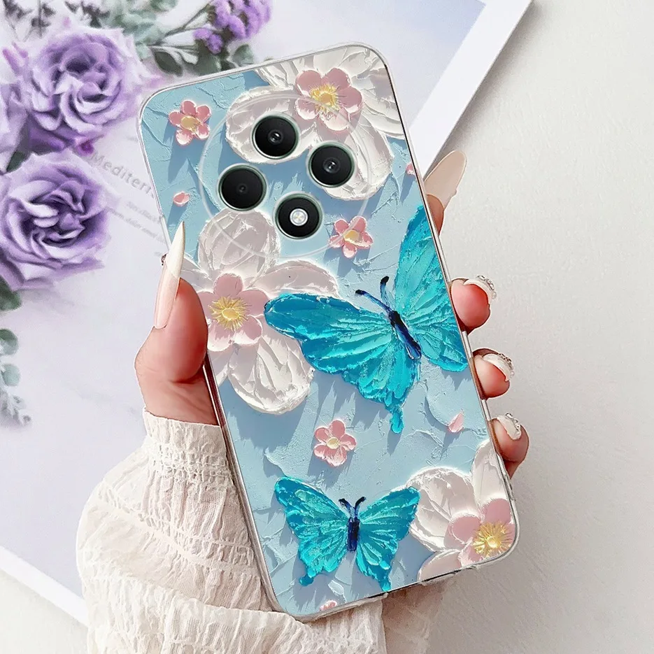 Stylish Butterfly Painted Soft Silicone Case -