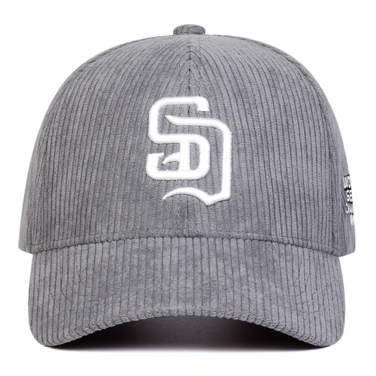 Unisex SD Buchstaben-Stickerei Cord-Baseballkappen Frühling und Herbst Outdoor Verstellbare Freizeithüte Sonnenschutzhut Sportkappe – Detail 5