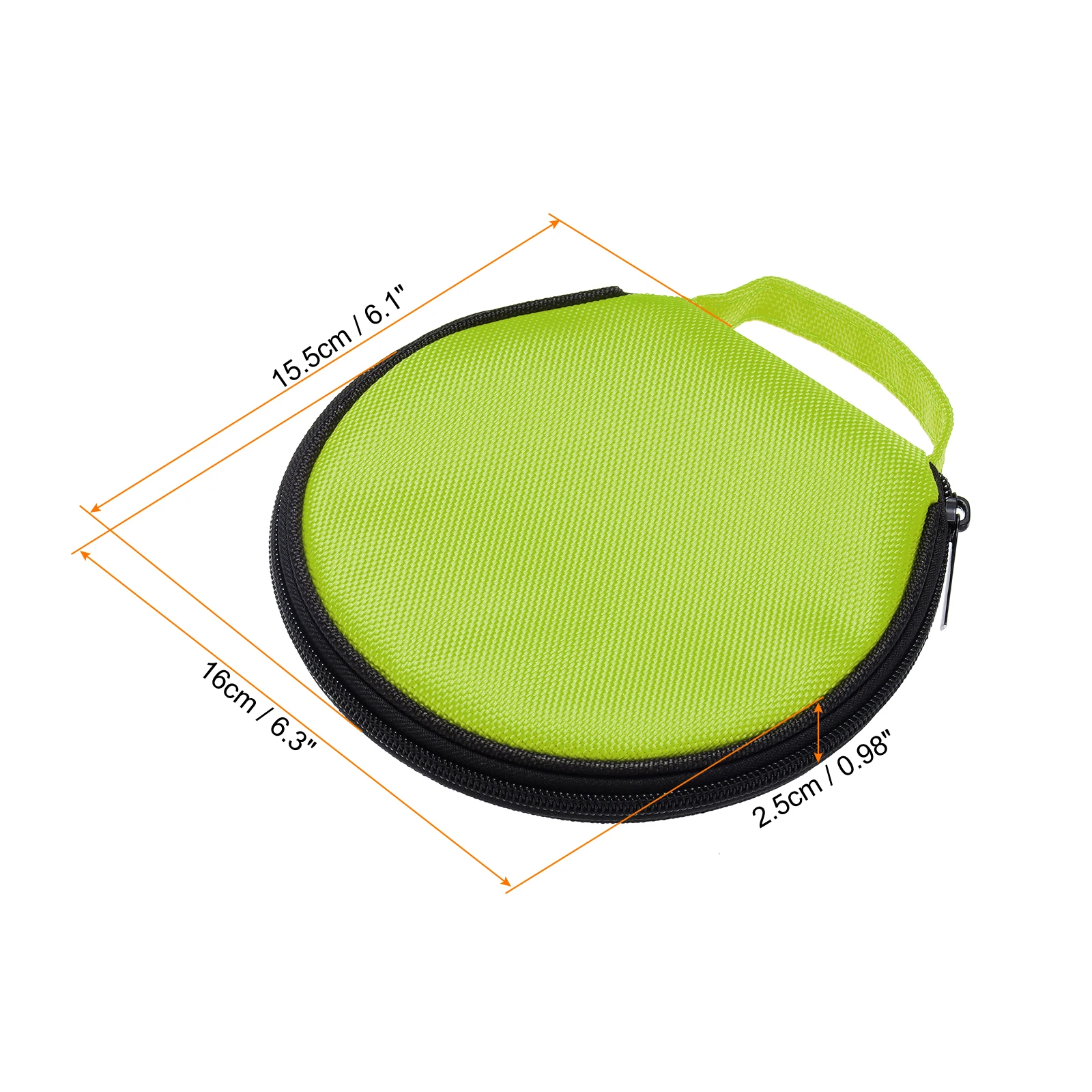 CD Case Holder Storage Disc 20 Capacity Waterproof Oxford Portable Tote Disk Record Storage Dividers Wallet Organizer CD Box Bag
