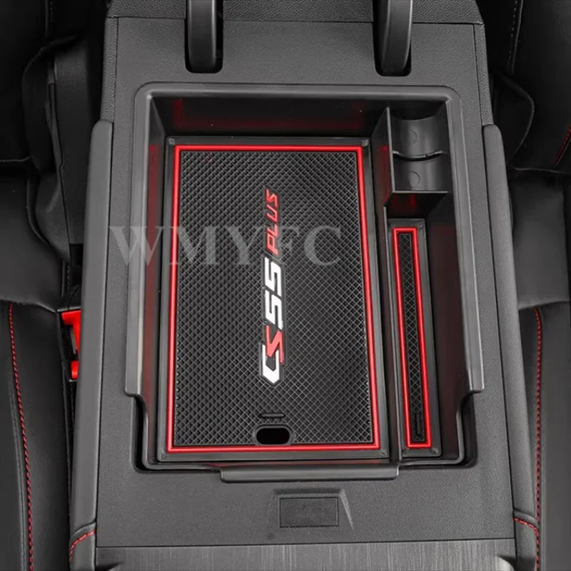 Car Armrest Box Interlayer Storage Box Accessories 1pc for Changan CS55 PLUS