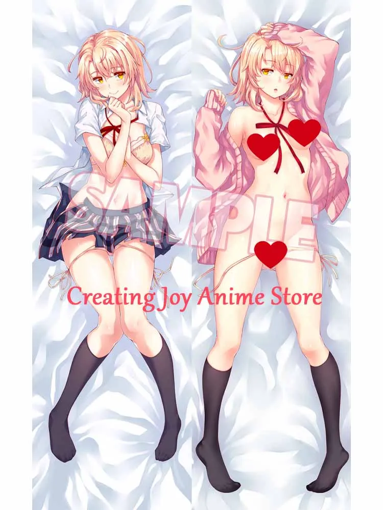 

Dakimakura Anime Isshiki Iroha Pillow Cover Double-sided Print Life-size Christmas Decoration Japanese