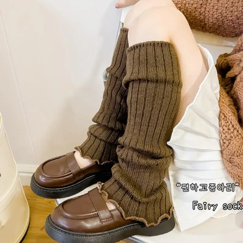 Knee Socks Breathable Fashion Long Loose Socks Calf Stockings for Girl Students 3-10 Year
