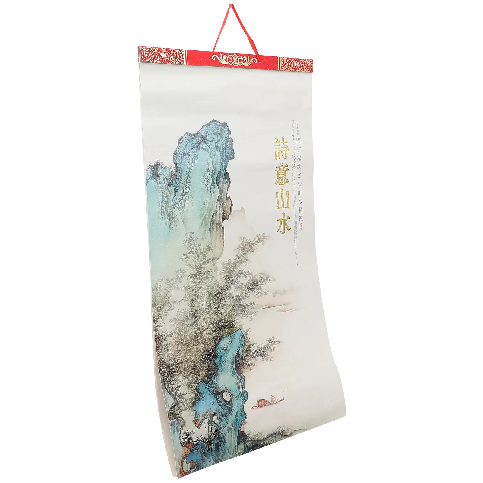 Wall Hanging Decoration 2024 Chinese Year of The Dragon Monthly Calendar Yearly Decorations Lunar Office