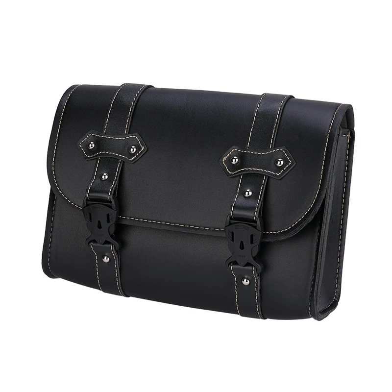 

Universal Motorcycle Saddlebag Model Side PU Leather Luggage Saddle Bag Storage Tool Pouch For Sportster XL883 XL1200