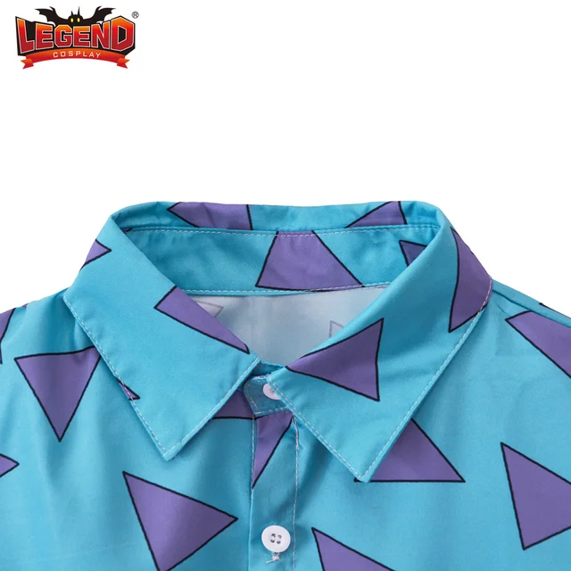 Rocko Modern Life Shirt Blue Triangle Rocko T Shirt Cosplay Costume 90's  Modern Life Button Down Hawaiian Shirt for Men - AliExpress