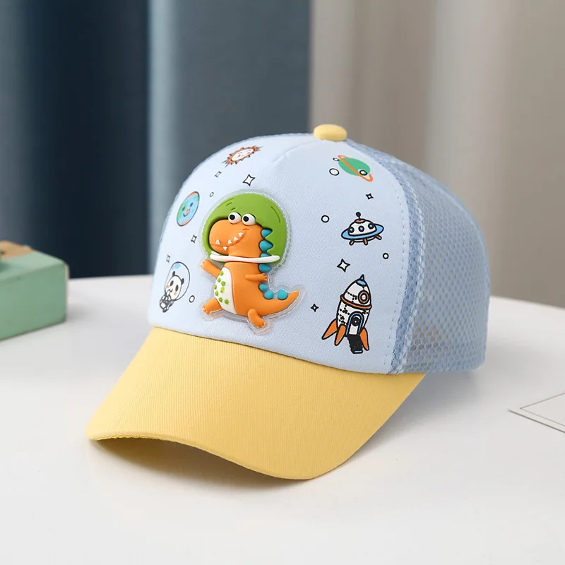 Zsedrut Dinosaur Baby Summer Hat Cotton Breathable Sun Cap with Mesh Lining  Wide Brim Baby Kids Hats for Boys Girls (Dark Sea Green, 17.3(0-3 Months),  0_Month) : : Clothing, Shoes & Accessories