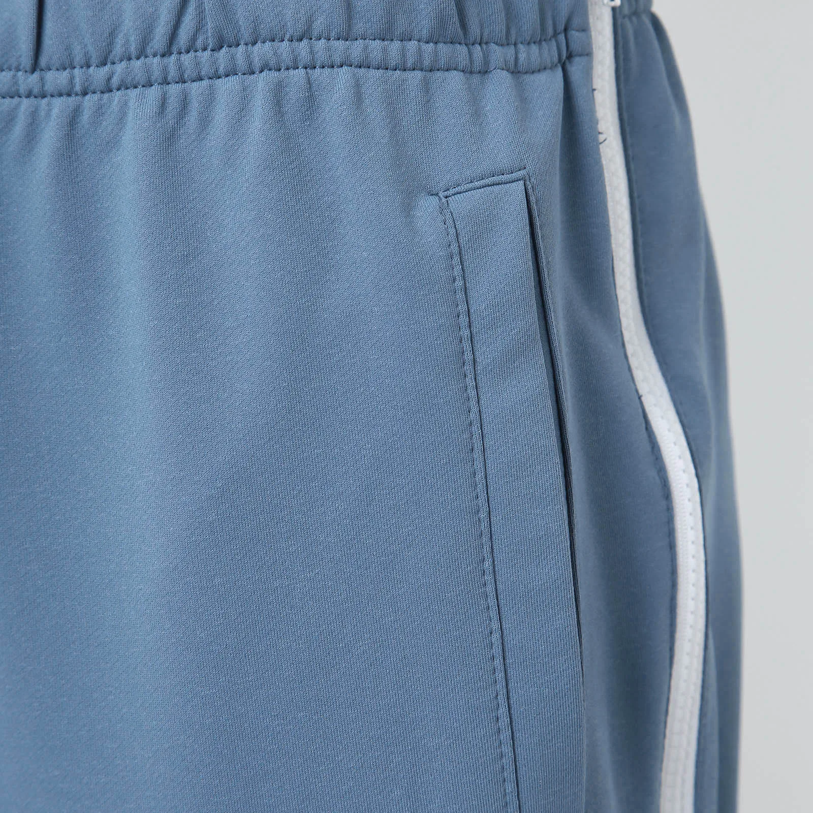 Men Athletic Pants, Elastic Waist Zip-up Trousers Casual Pants with Pockets for Daily Sports 5